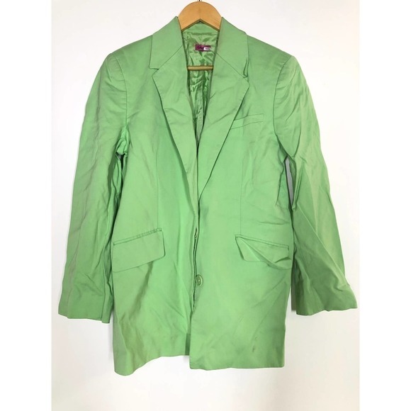 GAUGE81 Ratri Blazer  Oversized Relased Green S - Picture 5 of 15